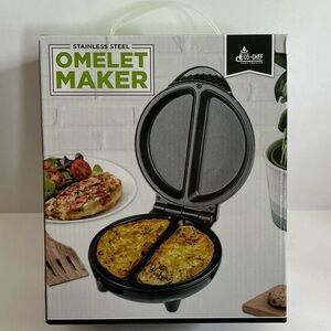 Stainless Steel Omelet Maker - Black
